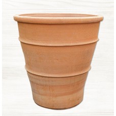 Στρογγυλή Πήλινη Γλάστρα ΜΟΝΑΧΟΥ Ø50x(Υ)50cm CRETE Ceramart
