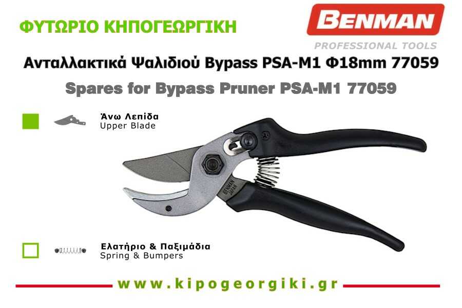 Spare Upper Blade for Pruner Bypass Benman 77059