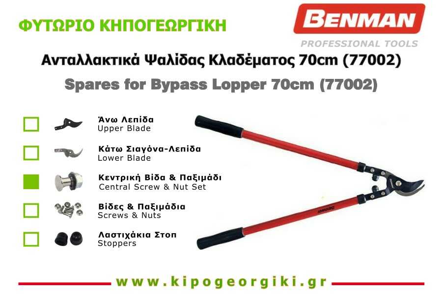 Spare Upper Blade For Lopper 77002 Benman