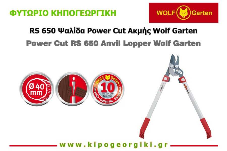 Power Cut RS 650 Lopper 65cm Ø40mm Wolf Garten