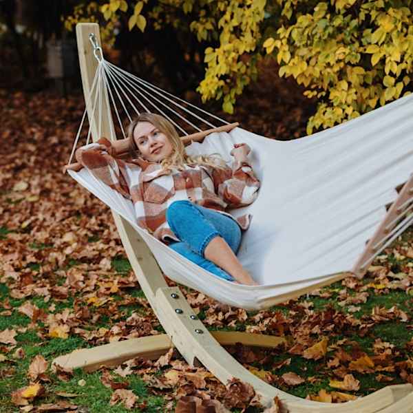 Wooden Hammock & Stand Calypso 131x104x357cm