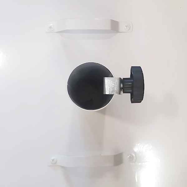Βάση Ομπρέλας Λευκή Γαλβανιζέ Τσιμέντου 48x48x(Y)39cm