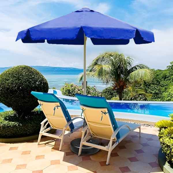 Ομπρέλα Αλουμινίου με Ύφασμα Polyester 350gr/m² Δ350cm-Ø4,8cm Ιστός