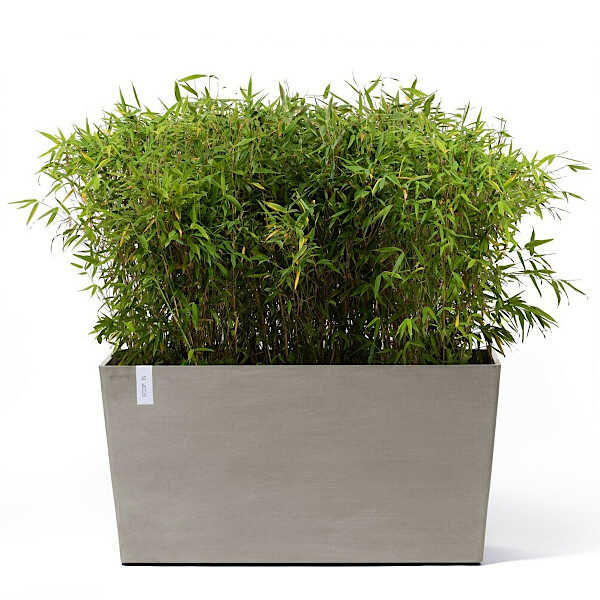 Φυτεμένη Ζαρντινιέρα Paris Ecopots 100x40x(Υ)50εκ. Καφέ (Taupe)