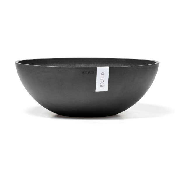 Vienna 50 Round Planter Dark Grey