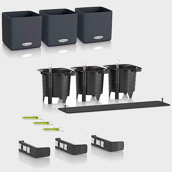 Γλάστρες CUBE Color Green Wall Home Kit ως Πλήρες Σετ