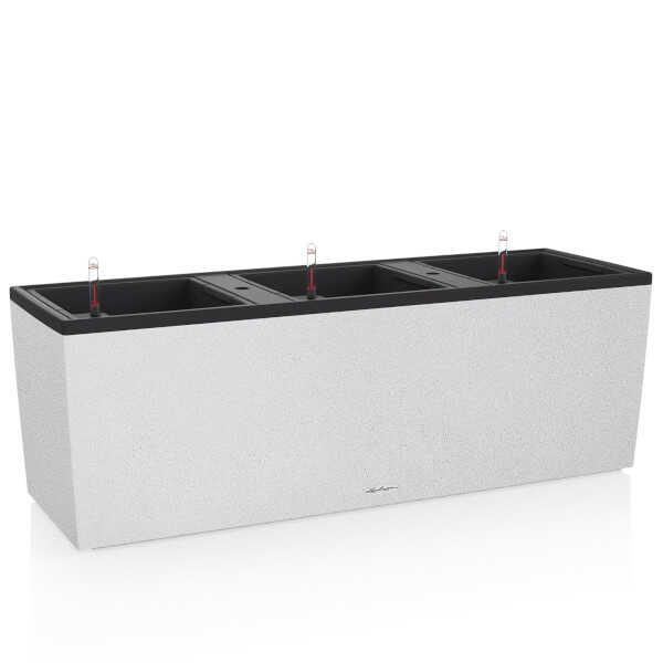 Planter TRIO Stone Quartz White