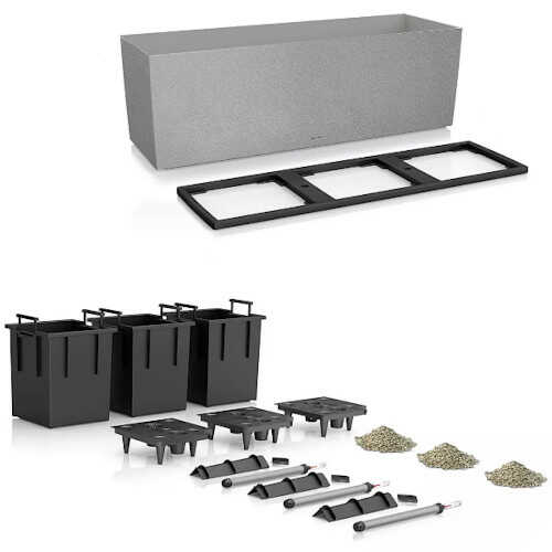TRIO Stone Planters as Full Set