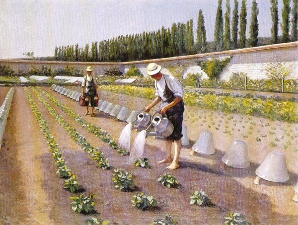 Μηνιαίος Λαχανοκομικός Οδηγός Σποράς & Φύτευσης - Ιούνιος, Gustave Caillebotte - The Gardeners, 1875 - 1877