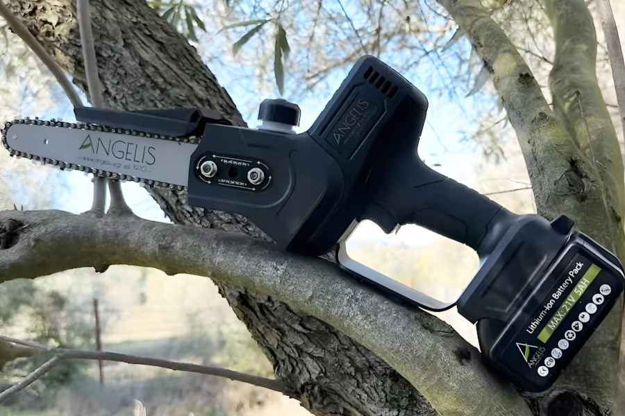 Κλαδευτικό Αλυσοπρίονο Μπαταρίας 21V Λάμα 18cm Αγγελής