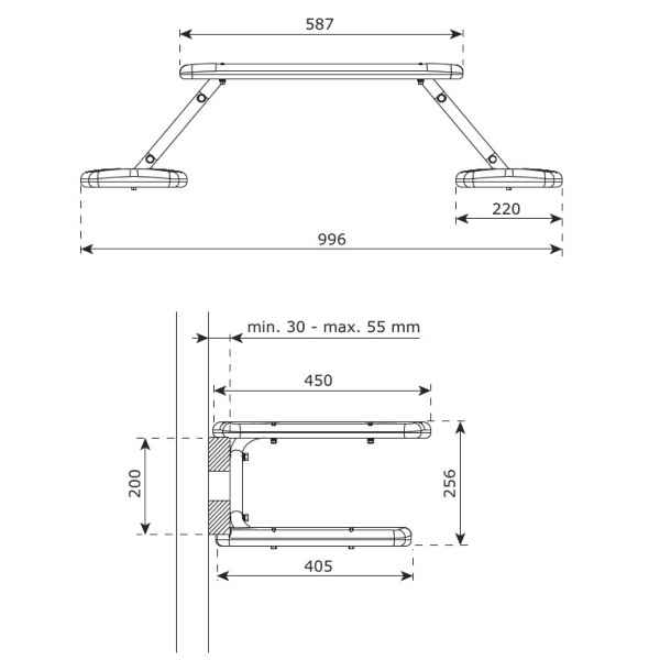 Table and Seats Pic Nic for Children 99.6x45x25.6cm KBT