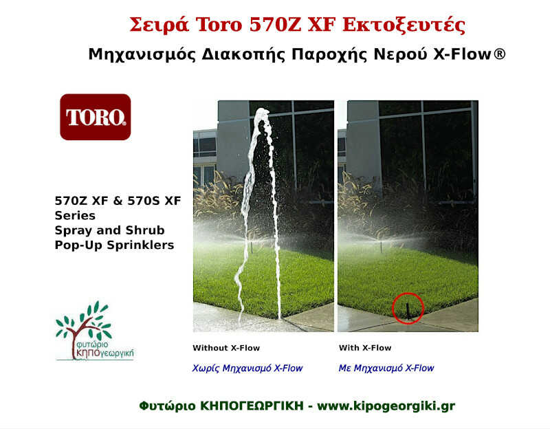 Toro 570Z 4P XF and the X-Flow® Shut-off Technology