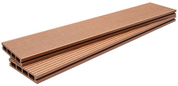 WPC Decking Board LIGHT BROWN 2.5x14.5x360cm