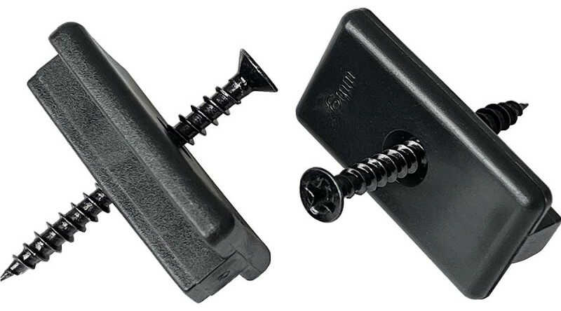 Βίδα Inox Μαύρη 4x35mm για WPC Κλιπ