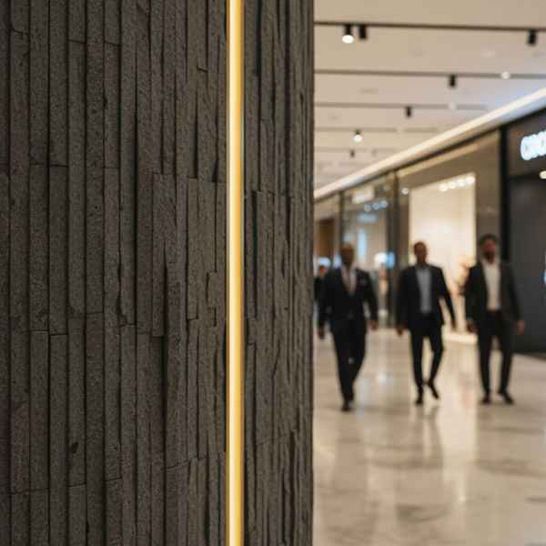 Flexible Stone Wall Panel 3D 111050 Muretto Stone 60x120cm Medium Grey