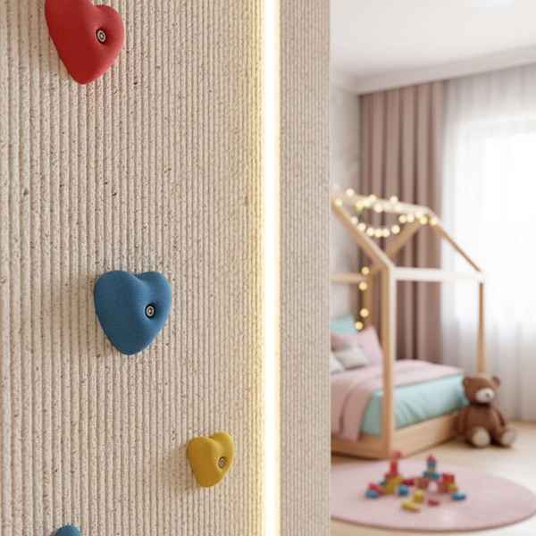 Flexible Stone Wall Panel 3D Line Stone Board 60x120cm Beige White