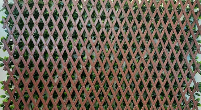 Decorative Expandable PVC Mesh Plastic Foliage 100(H)x200cm