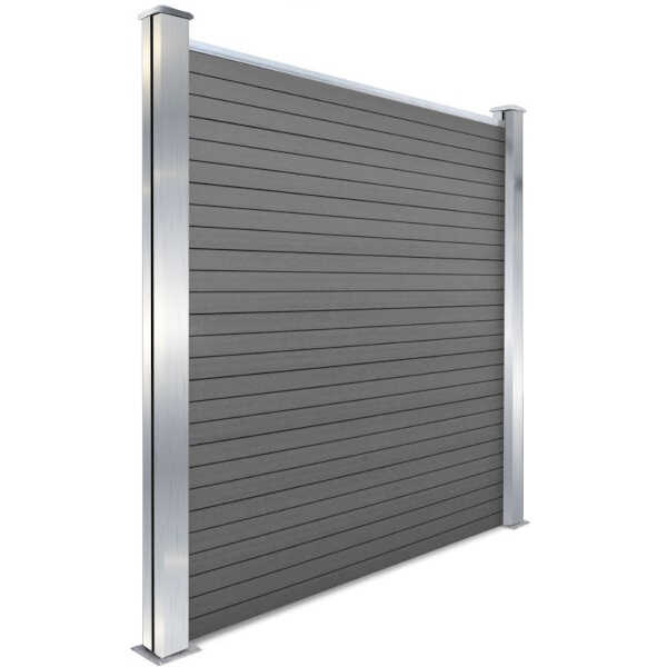 Aluminum Columns in WPC Fencing