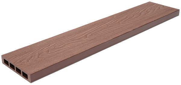 WPC Fencing Board LIGHT BROWN 2x12x360cm 90110 Double Sided