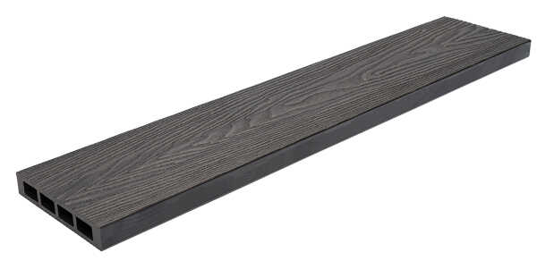WPC Fencing Board DARK GREY 2x12x360cm 90110 Double Sided
