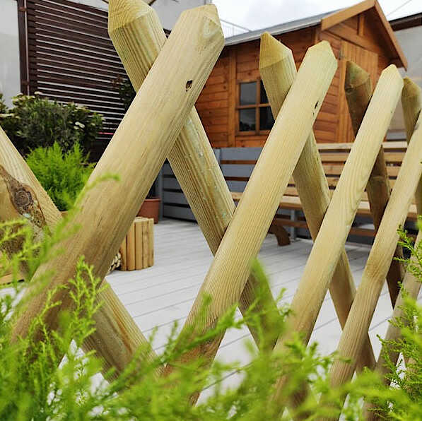 Ξύλινος Φράχτης Ανοιγόμενος PREMIUM 80(Υ)x250cm