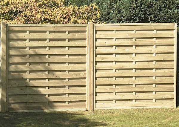 Wooden Fencing Panel Blind LUX 178x(H)179cm