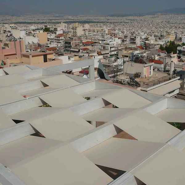 Ξύλινη Πέργκολα με Τεντόπανο 48,3cm Εμποτισμένη