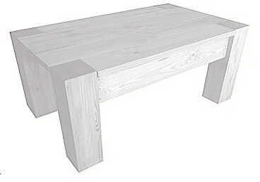 Pine Massive Table White Color 90x45x(H)45cm